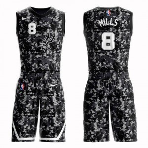 Nike Maillots Mills Spurs Suit City Edition Camouflage Enfant No.8
