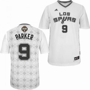 Adidas NBA Maillot De Parker Spurs Homme Blanc New Latin Nights #9
