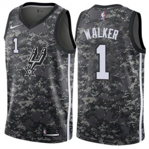 Nike Maillot De Basket Lonnie Walker San Antonio Spurs #1 City Edition Homme Camouflage