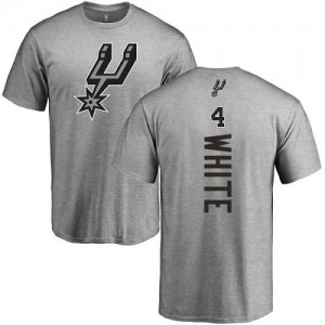 Nike T-Shirt Basket White San Antonio Spurs Homme & Enfant No.4 Ash Backer
