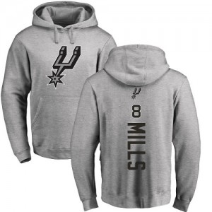 Nike NBA Hoodie De Mills Spurs Homme & Enfant Pullover #8 Ash Backer