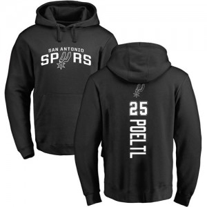 Nike Sweat à capuche Basket Jakob Poeltl Spurs Pullover Backer Noir Homme & Enfant #25