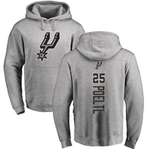 Nike Hoodie Basket Jakob Poeltl Spurs Pullover #25 Homme & Enfant Ash Backer