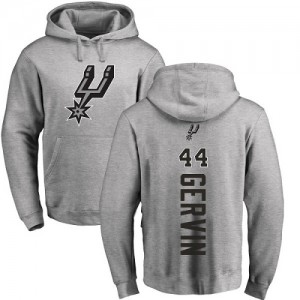 Nike Sweat à capuche Basket George Gervin Spurs Pullover #44 Homme & Enfant Ash Backer