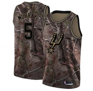 Nike NBA Maillot Basket Dejounte Murray San Antonio Spurs Realtree Collection Camouflage Homme #5