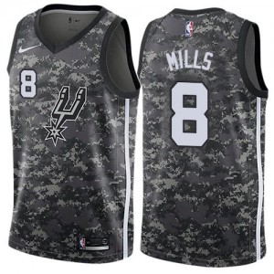 Maillots Patty Mills San Antonio Spurs Nike Camouflage Homme No.8 City Edition