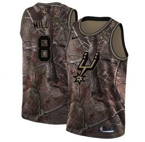 Maillot De Patty Mills Spurs No.8 Enfant Camouflage Nike Realtree Collection