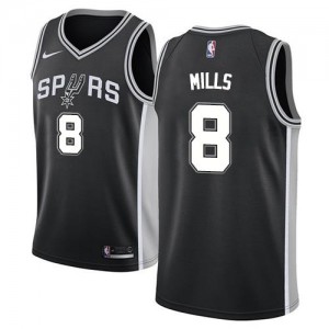 Maillots Basket Mills Spurs Enfant Icon Edition Noir No.8 Nike