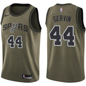 Maillots De Basket George Gervin San Antonio Spurs Nike Enfant Salute to Service vert #44