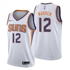 Nike NBA Maillots T.J. Warren Phoenix Suns Blanc No.12 Association Edition Homme