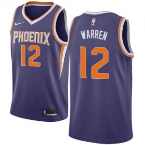 Nike NBA Maillots De Basket T.J. Warren Suns #12 Homme Icon Edition Violet