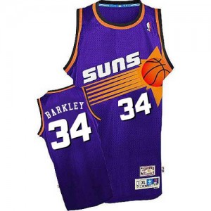 Adidas Maillots Barkley Phoenix Suns Throwback No.34 Violet Homme