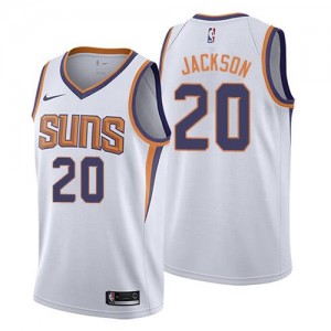 Nike NBA Maillots Josh Jackson Suns Blanc No.20 Homme Association Edition