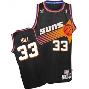Adidas Maillot Grant Hill Phoenix Suns No.33 Homme Throwback Noir