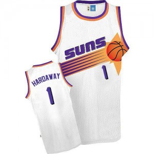 Adidas NBA Maillots Basket Hardaway Phoenix Suns No.1 Blanc Homme Throwback