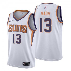 Nike NBA Maillot De Steve Nash Phoenix Suns #13 Enfant Association Edition Blanc
