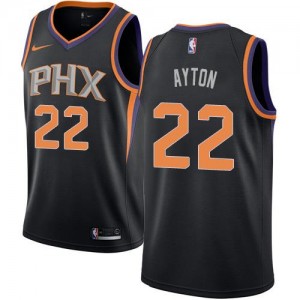 Maillot Basket Deandre Ayton Phoenix Suns Homme Statement Edition Noir #22 Nike