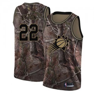 Nike NBA Maillots De Deandre Ayton Suns Camouflage Enfant No.22 Realtree Collection