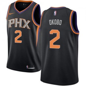 Nike NBA Maillot De Basket Okobo Phoenix Suns Statement Edition Enfant No.2 Noir