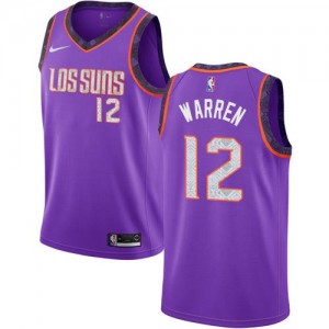 Nike NBA Maillots Warren Suns Violet #12 2018/19 City Edition Homme