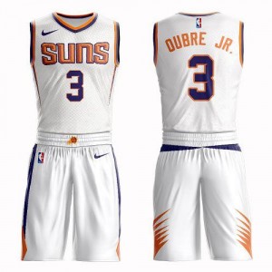 Nike Maillot De Oubre Jr. Suns #3 Suit Association Edition Enfant Blanc