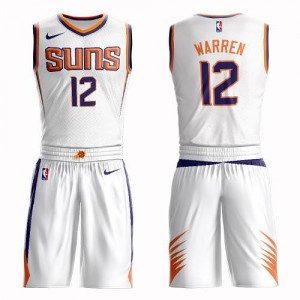 Nike NBA Maillots T.J. Warren Phoenix Suns Suit Association Edition Blanc #12 Homme
