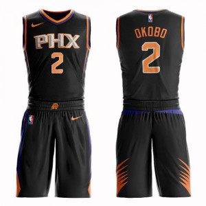Maillots Basket Okobo Phoenix Suns Nike Suit Statement Edition No.2 Noir Homme