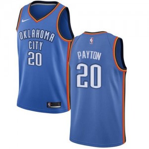 Maillots De Payton Thunder Homme Bleu royal Icon Edition #20 Nike