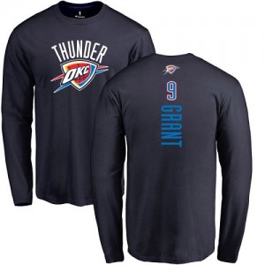 Nike NBA T-Shirt Basket Grant Thunder Long Sleeve bleu marine Backer Homme & Enfant #9