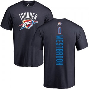 Nike NBA T-Shirt De Russell Westbrook Thunder bleu marine Backer No.0 Homme & Enfant
