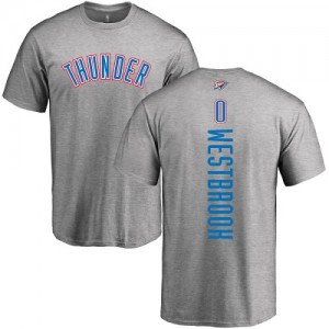 Nike T-Shirts Russell Westbrook Thunder No.0 Ash Backer Homme & Enfant