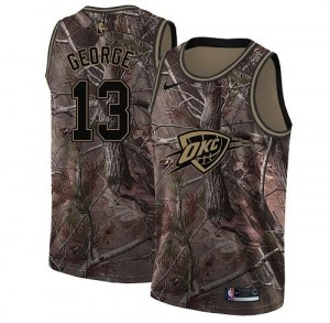 Nike NBA Maillot George Thunder Homme Camouflage #13 Realtree Collection