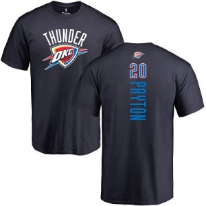 T-Shirt Basket Payton Oklahoma City Thunder No.20 Nike Homme & Enfant bleu marine Backer
