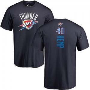 T-Shirt Shawn Kemp Oklahoma City Thunder bleu marine Backer No.40 Homme & Enfant Nike