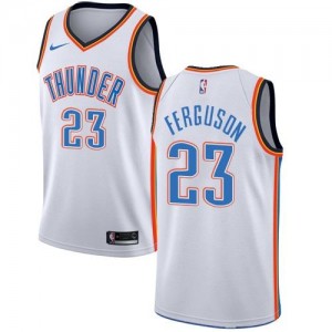 Nike Maillot Basket Terrance Ferguson Oklahoma City Thunder Association Edition Homme Blanc #23