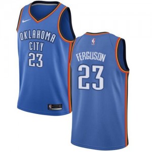 Maillots Basket Terrance Ferguson Oklahoma City Thunder Homme #23 Icon Edition Bleu royal Nike
