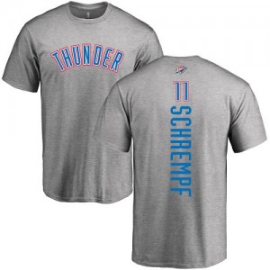 Nike NBA T-Shirts De Schrempf Thunder No.11 Homme & Enfant Ash Backer