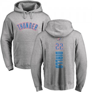 Nike NBA Sweat à capuche De Diallo Oklahoma City Thunder Pullover No.22 Ash Backer Homme & Enfant