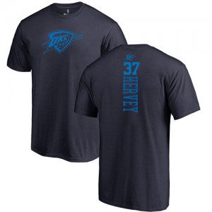 Nike T-Shirt Hervey Oklahoma City Thunder bleu marine One Color Backer #37 Homme & Enfant 