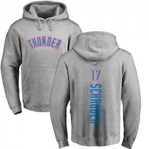 Hoodie Schroder Oklahoma City Thunder Pullover Homme & Enfant Nike No.17 Ash Backer