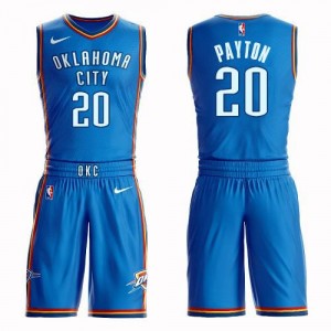 Maillot Basket Gary Payton Thunder Bleu royal #20 Suit Icon Edition Nike Homme