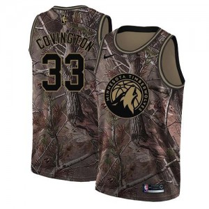 Maillot Basket Robert Covington Minnesota Timberwolves Realtree Collection #33 Nike Homme Camouflage
