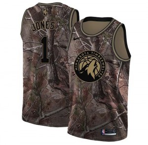 Nike Maillot Basket Jones Timberwolves Homme Realtree Collection #1 Camouflage