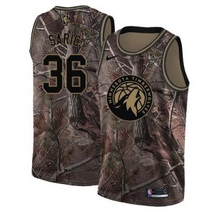 Nike NBA Maillot De Basket Saric Timberwolves #36 Enfant Realtree Collection Camouflage