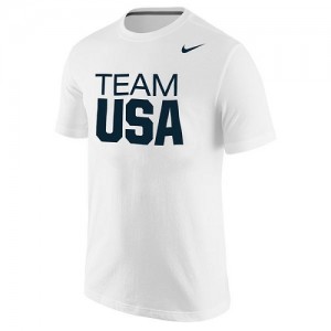 Nike T-Shirt Team USA Blanc Classic Core Homme
