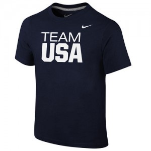 Nike NBA Tee-Shirt Basket Team USA Core Homme bleu marine