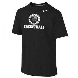 Nike T-Shirt De Basket Team USA Noir Legend Sport Performance Homme
