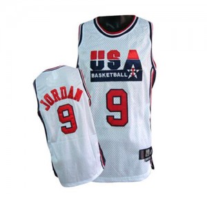 Maillots De Jordan Team USA Blanc Homme Summer Olympics Basketball Nike No.9