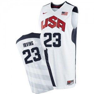 Nike NBA Maillot Irving Team USA Blanc 2012 Olympics Basketball Homme No.23