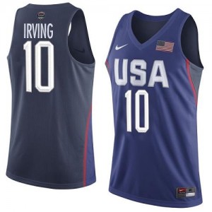 Maillots Basket Irving Team USA Nike bleu marine Homme #10 2016 Olympics Basketball